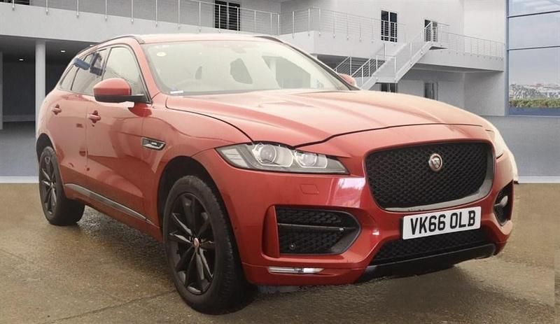 Red Used 2016 Jaguar F-Pace R-Sport SUV | £9,995 (Fair price) - Image 1/2