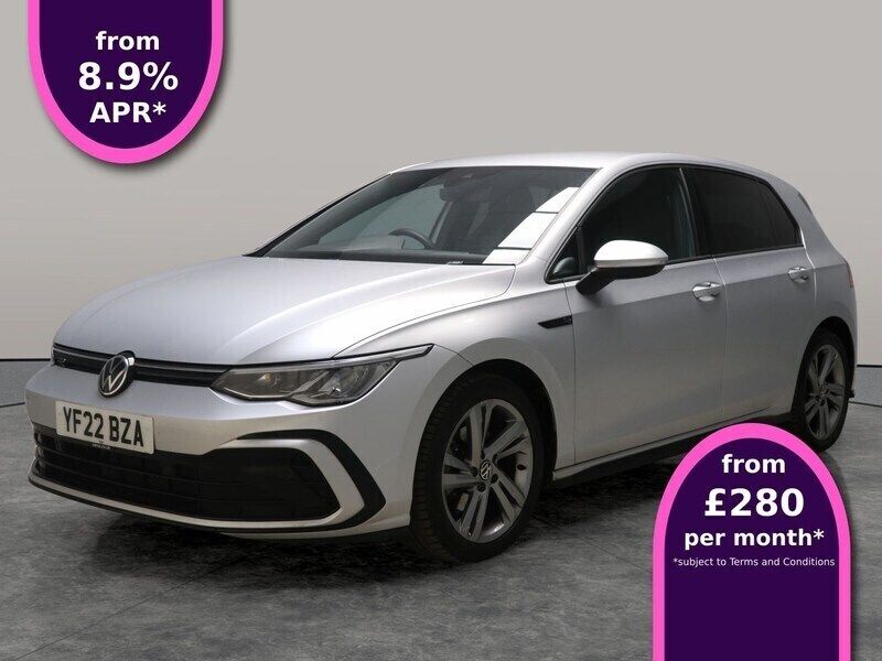 Silver Used 2022 VW Golf VIII R-line Hatchback | £19,710 (Fair price) - Image 1/3