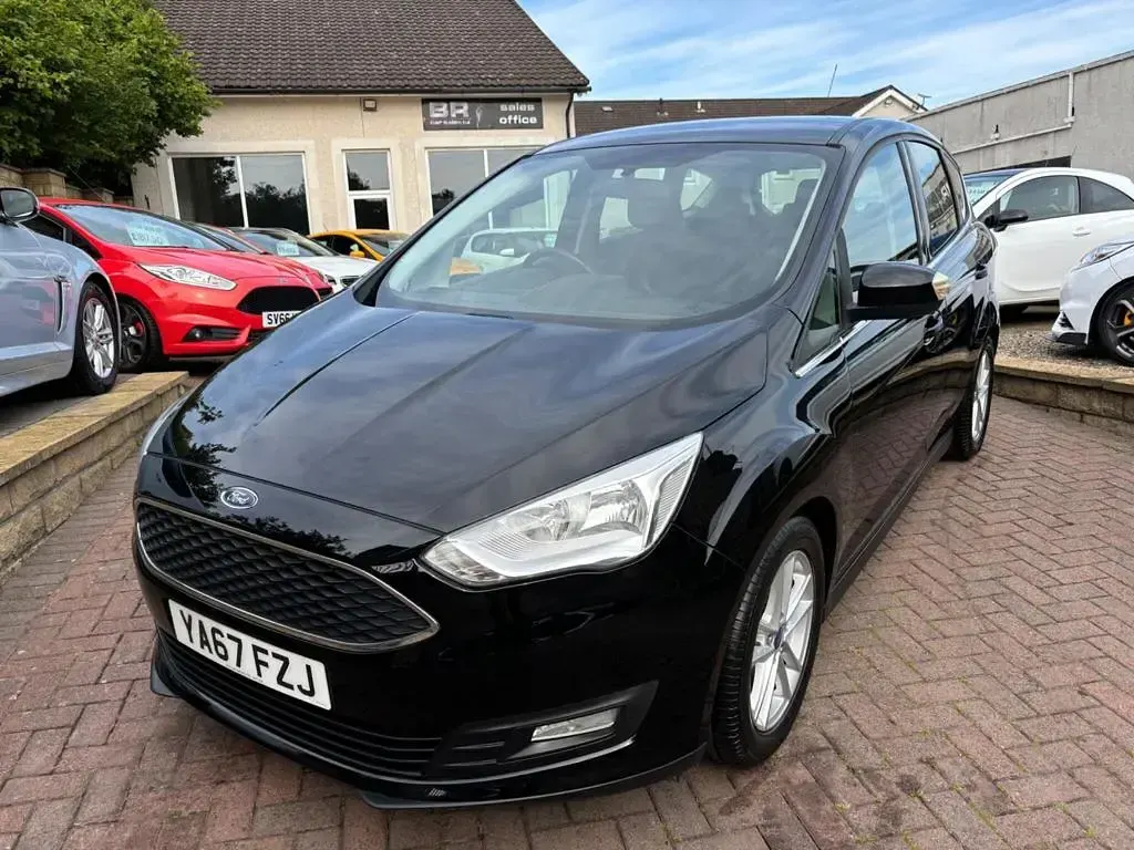 Used Ford C-MAX Zetec 118 HP (86 kW) 2018 Black MPV