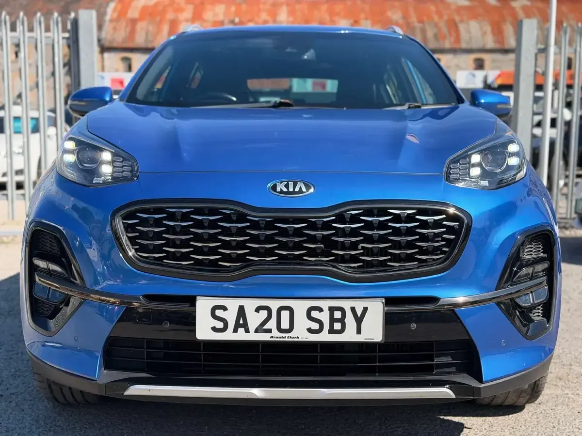 Used Kia Sportage GT-Line 185 HP (136 kW) 2020 Blue SUV