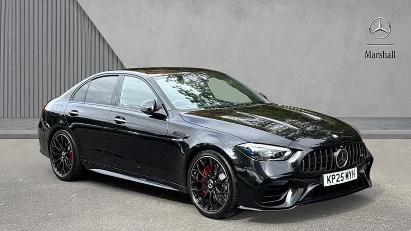 Black Used 2025 Mercedes C63S AMG Premium Plus Sedan | £76,101 - Image 1/4