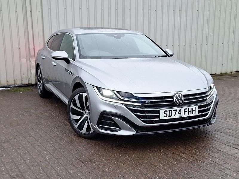 Silver Used 2024 VW Arteon R-line Estate | £27,998 (A bit pricey) - Image 1/4