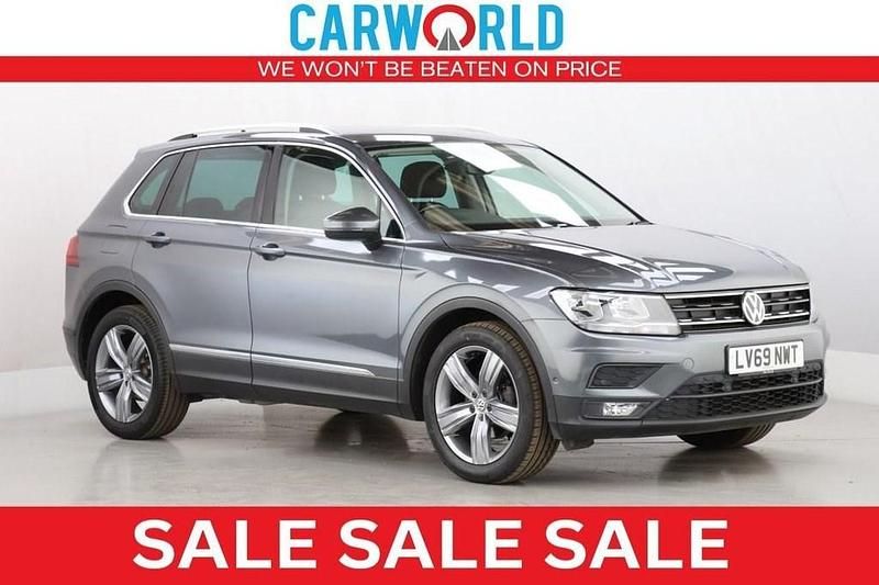 Grey Used 2019 VW Tiguan Match SUV | £16,700 (Good price) - Image 1/3