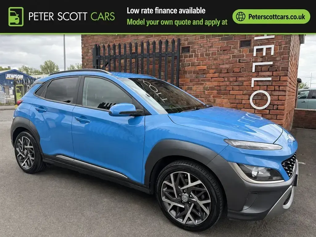 Used Hyundai Kona Premium 141 HP (103 kW) 2022 Blue SUV