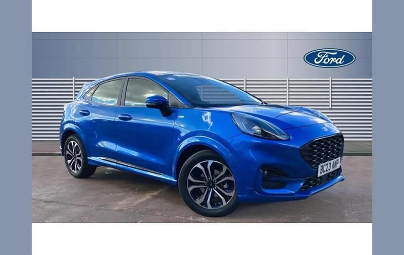Blue Used 2023 Ford Puma Gen-E ST-Line SUV | £15,995 (Fair price) - Image 1/4