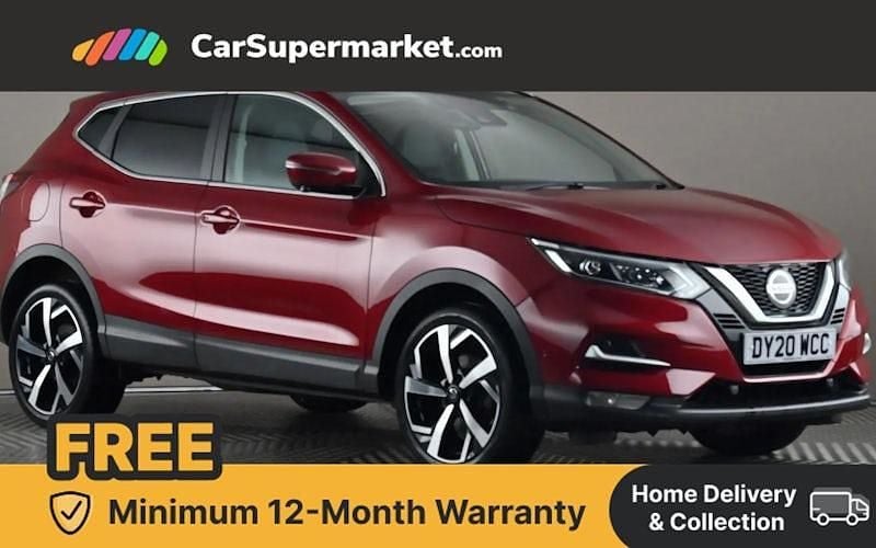 Red Used 2020 Nissan Qashqai Tekna SUV | £14,197 (Fair price) - Image 1/4