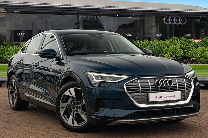 Blue Used 2022 Audi e-tron Sportback Sport SUV | £25,490 (Good price) - Image 1/4