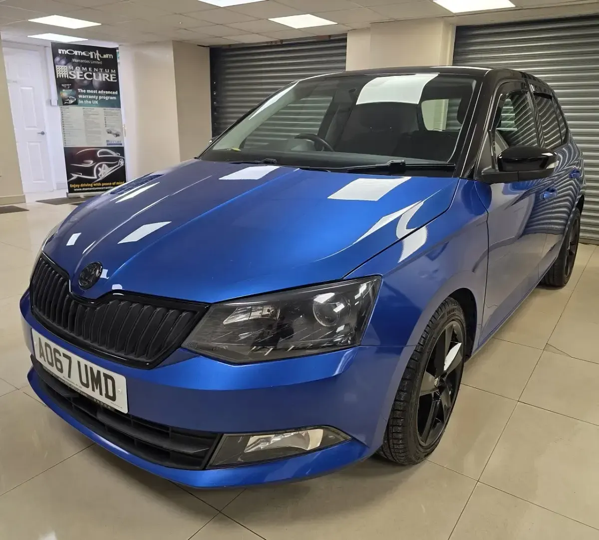 Used Skoda Fabia Colour Edition 95 HP (69 kW) 2017 Blue Hatchback