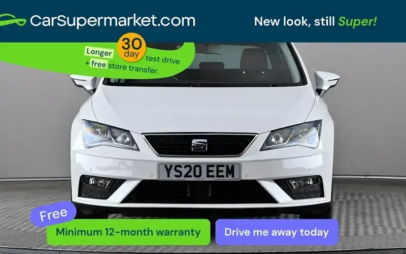 Begagnad Seat Leon SE Dynamic 116 HK (85 kW) 2020 Vit Halvkombi
