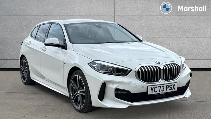 Used BMW 118 M Sport 136 HP (100 kW) 2023 White Hatchback