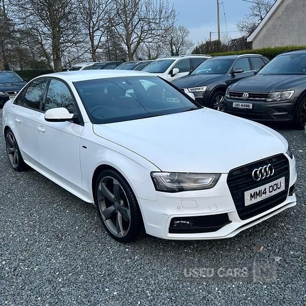 Used Audi A4 Black Edition 150 HP (110 kW) 2014 White Sedan