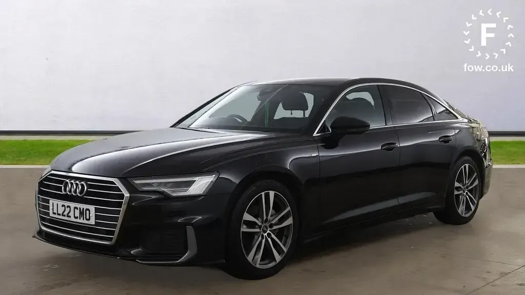 Used Audi A6 S-Line 204 HP (150 kW) 2022 Black Sedan