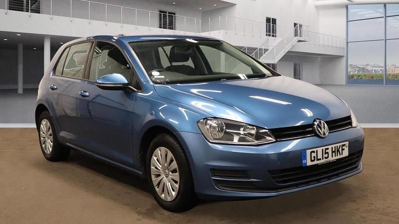 Blue Used 2015 VW Golf VII S Hatchback | £6,894 (Good price) - Image 1/4