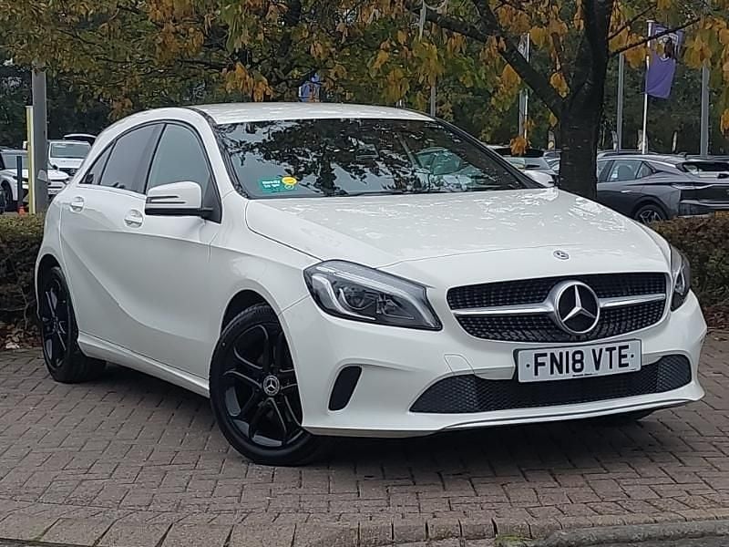 White Used 2018 Mercedes A200 Sport Edition Hatchback | £11,498 (Good price) - Image 1/4