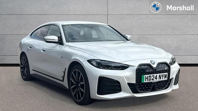 Mineral white metallic Used 2024 BMW i4 M Sport Sedan | £34,490 (Good price) - Image 1/4