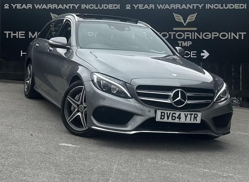 Silver Used 2014 Mercedes C250 AMG Line Premium Estate | £8,995 (A bit pricey) - Image 1/2