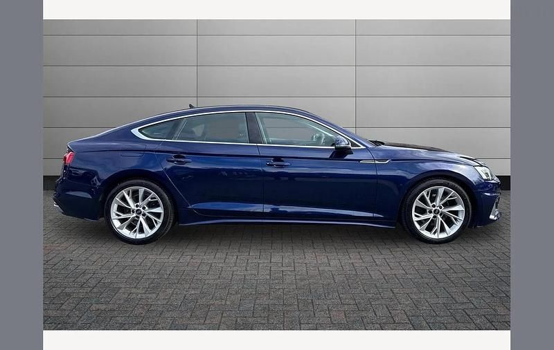 Used Audi A5 Sportback Sport 150 HP (110 kW) 2023 Blue Hatchback