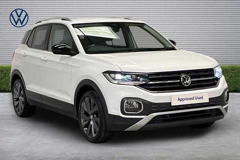 Used VW T-Cross Edition 115 HP (84 kW) 2019 White SUV