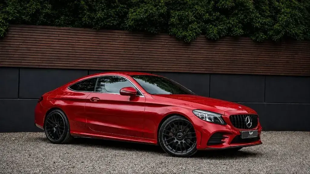 Used Mercedes C200 AMG Line Premium 2019 Red Coupe
