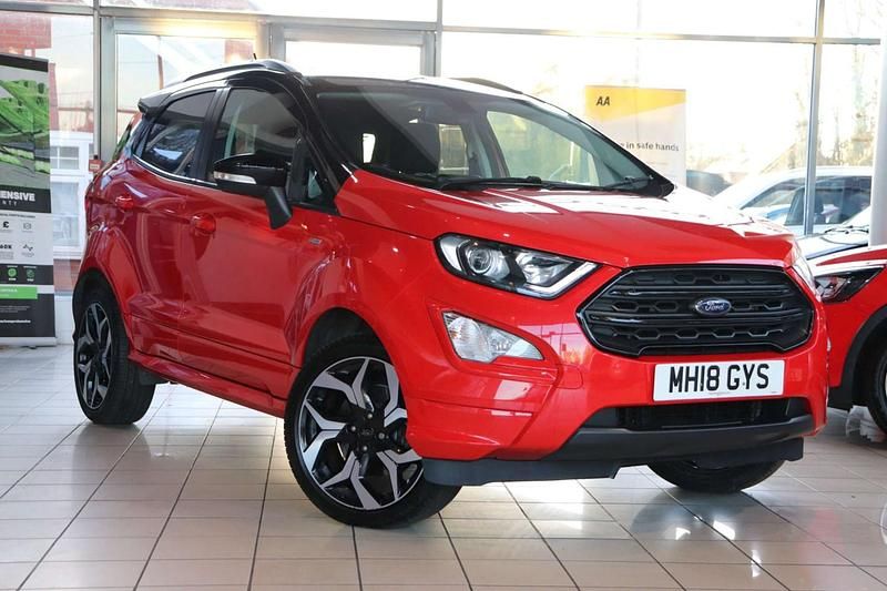 Used Ford Ecosport ST-Line 125 HP (91 kW) 2018 Red SUV