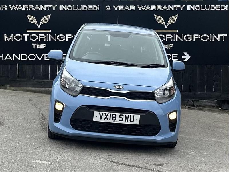 Used Kia Picanto 83 HP (61 kW) 2018 Blue Hatchback