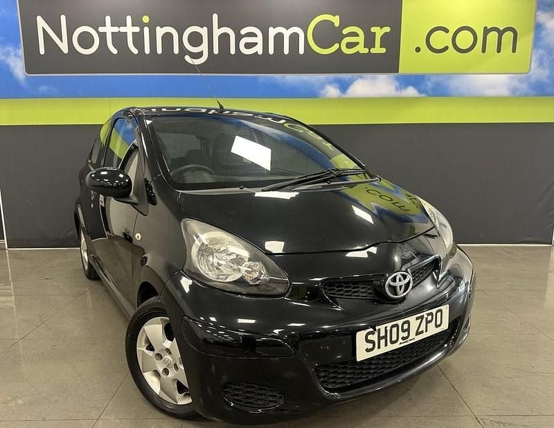 Black Used 2009 Toyota Aygo Hatchback | £3,495 (Expensive) - Image 1/4