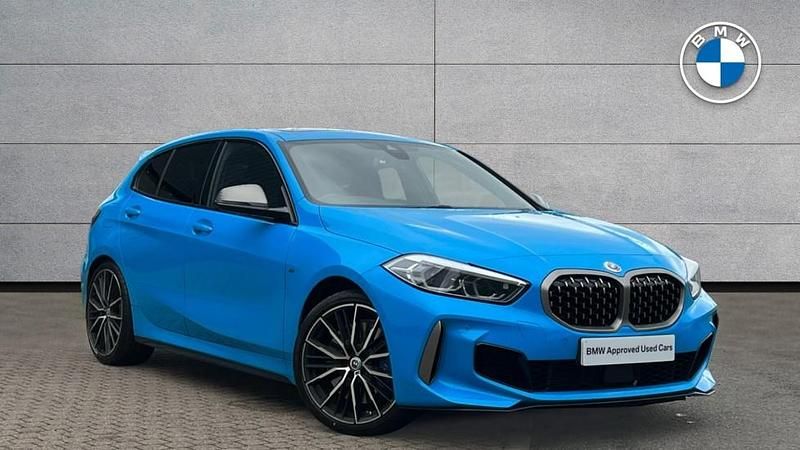 Blue Used 2023 BMW M135 M Sport Hatchback | £29,995 (Expensive) - Image 1/4