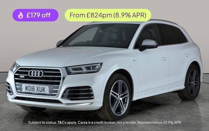 White Used 2018 Audi SQ5 Design SUV | £27,904 (Good price) - Image 1/2