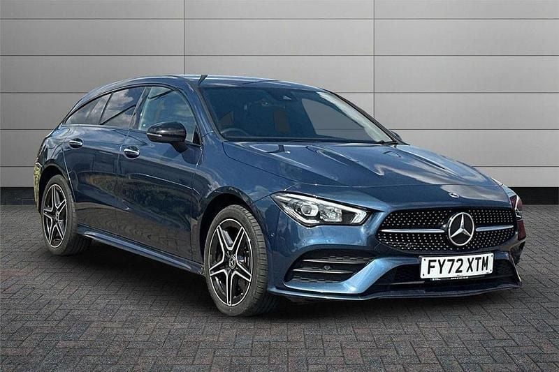 Blue Used 2022 Mercedes CLA250e AMG Line Premium Sedan | £18,595 (Fair price) - Image 1/2