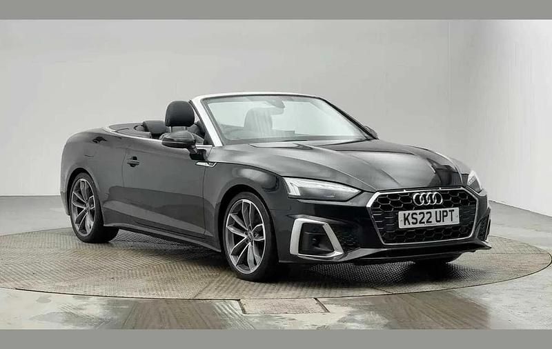 Used Audi A5 Cabriolet S-Line 204 HP (150 kW) 2022 Black Cabriolet