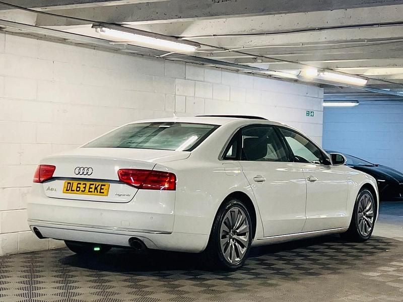 Used Audi A8 2013 White Sedan