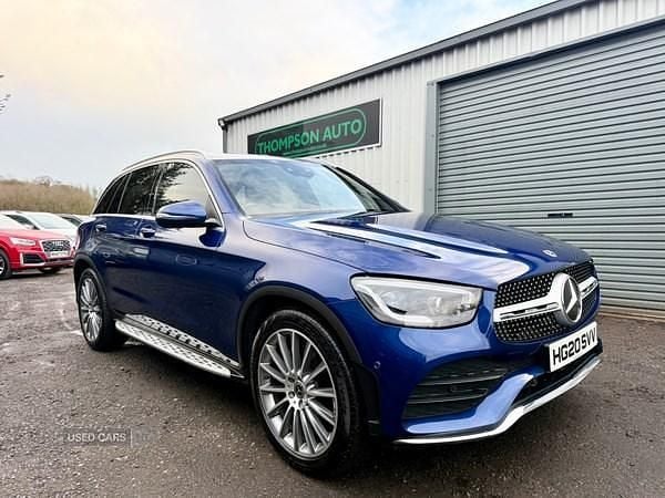 Used Mercedes GLC220 AMG Line Premium 194 HP (142 kW) 2020 Blue Estate