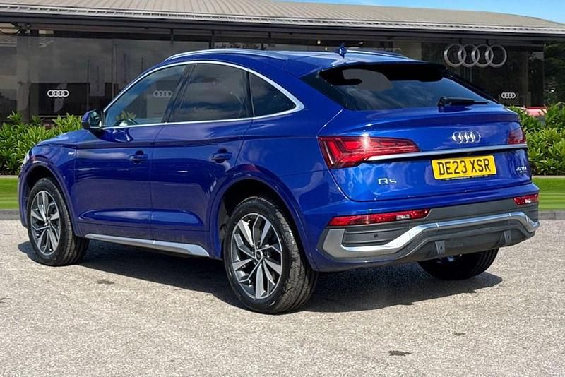 Used Audi Q5 S-Line 204 HP (150 kW) 2023 Blue SUV