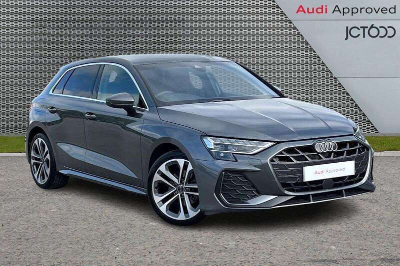 Grey Used 2024 Audi A3 S-Line Hatchback | £24,670 (Fair price) - Image 1/4