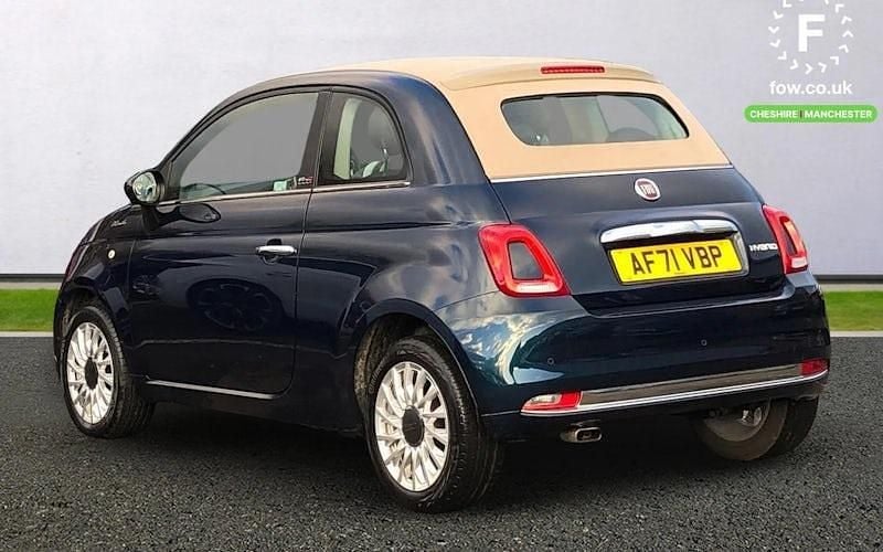 Used Fiat 500C Dolcevita 69 HP (50 kW) 2021 Blue Cabriolet
