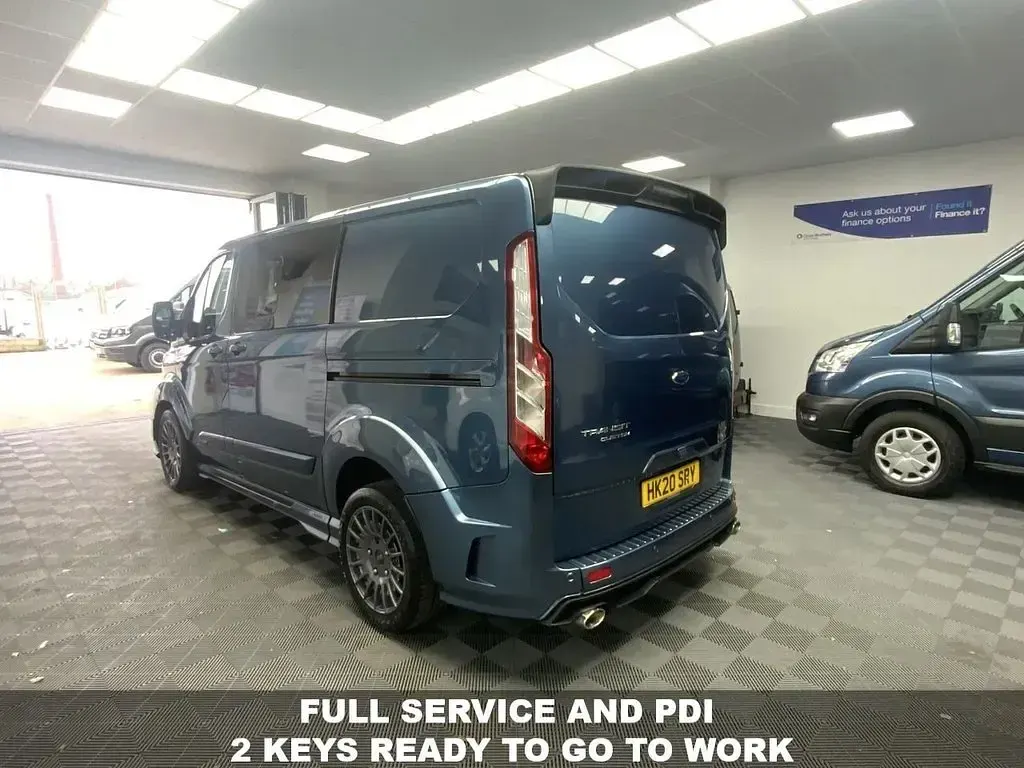 Used Ford Transit Custom 185 HP (136 kW) 2020 Blue Van