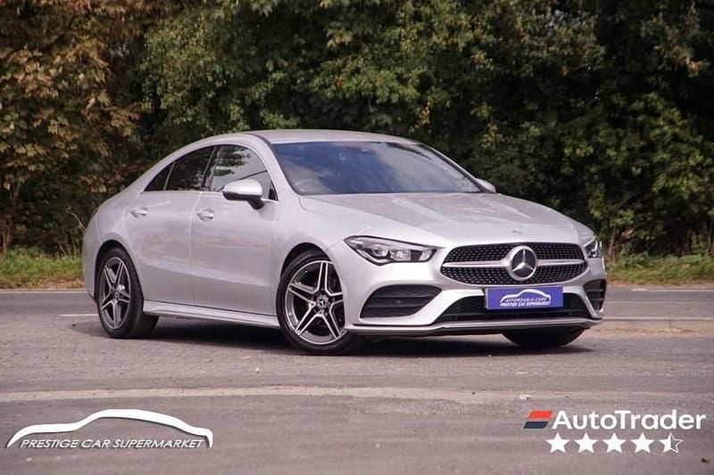 Silver Used 2021 Mercedes CLA180 AMG line Sedan | £17,999 (Good price) - Image 1/4