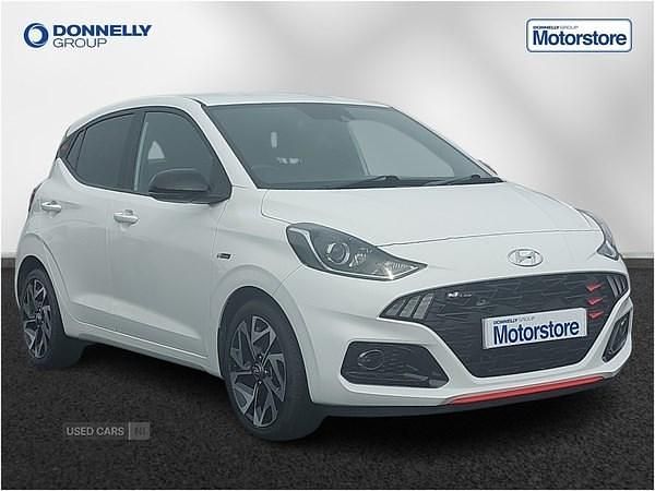 Used Hyundai i10 N Line 100 HP (73 kW) 2021 White Hatchback