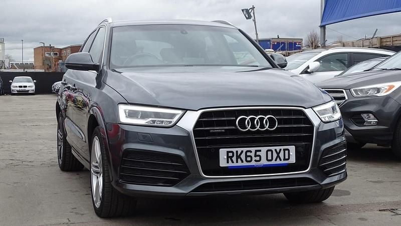 Begagnad Audi Q3 S-line plus 184 HK (135 kW) 2015 Grå SUV