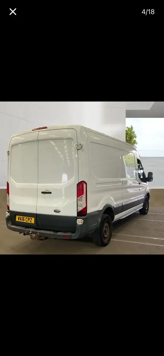 Used Ford Transit 125 HP (91 kW) 2016 White Van