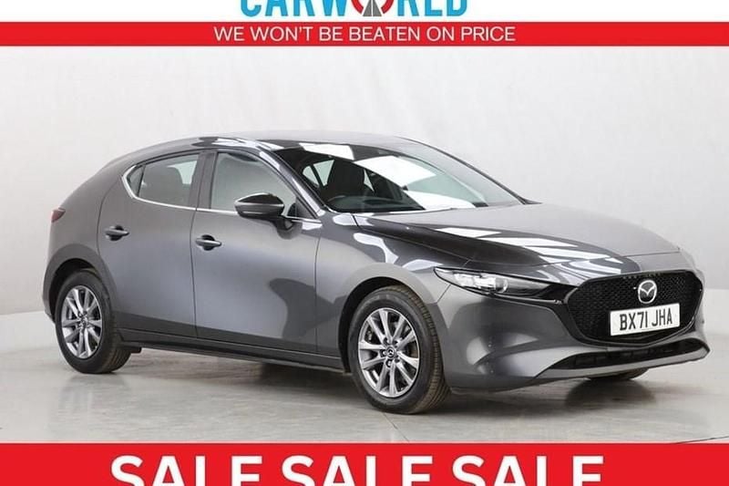 Grey Used 2021 Mazda 3 Hatchback | £10,990 (Good price) - Image 1/1
