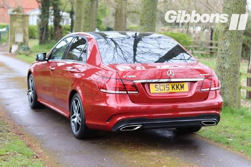 Used Mercedes E350 AMG 258 HP (189 kW) 2015 Red Sedan