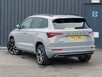 Used Skoda Karoq SportLine 150 HP (110 kW) 2023 Grey SUV