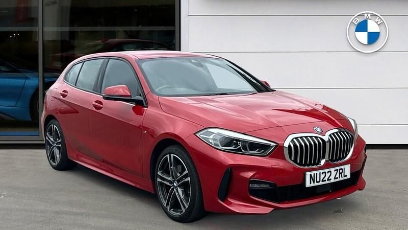 Used BMW 118 M Sport 136 HP (100 kW) 2022 Red Hatchback