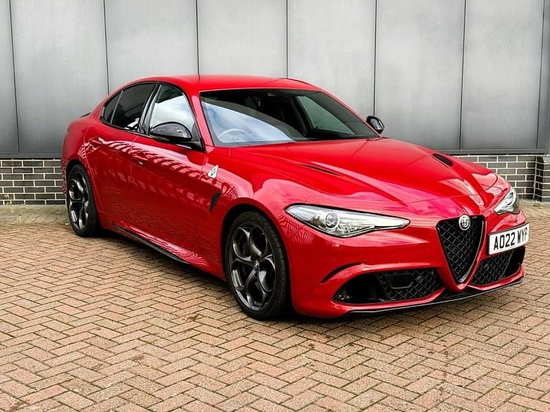 Red Used 2022 Alfa Romeo Giulia Quadrifoglio Sedan | £44,495 (Good price) - Image 1/4