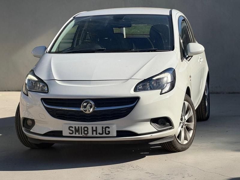 Begagnad Vauxhall Corsa 2018 Vit Halvkombi