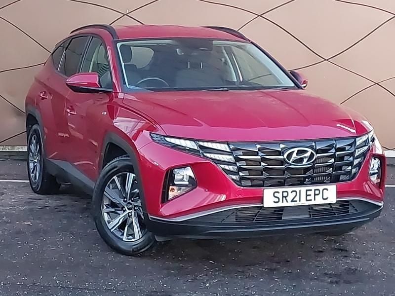 Red Used 2021 Hyundai Tucson SE SUV | £17,298 (Fair price) - Image 1/4