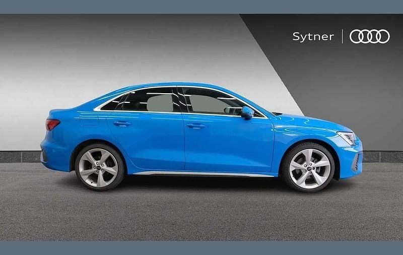 Used Audi A3 S-Line 147 HP (108 kW) 2023 Blue Sedan