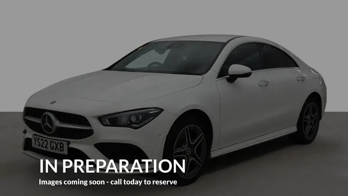 Used Mercedes CLA250e AMG Line Premium 218 HP (160 kW) 2022 White Coupe
