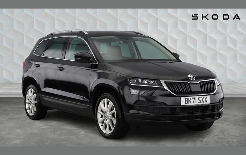 Used Skoda Karoq SE L 150 HP (110 kW) 2021 Black magic pearl effect SUV